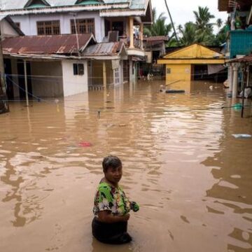 Manado Terendam Banjir Pasca Diguyur Hujan Deras