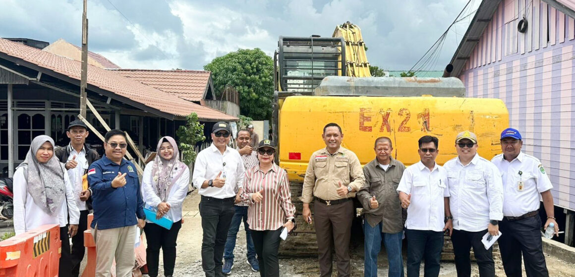 Ir. H. Seno Aji Wakil Ketua DPRD Kaltim Monitoring Proyek Di Kel. Loa Ipuh