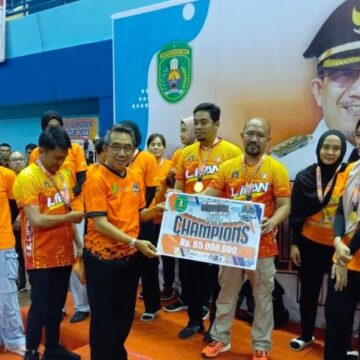 Peresmian Penutupan Bupati Cup Kutim 2023 Di GOR Kudungga