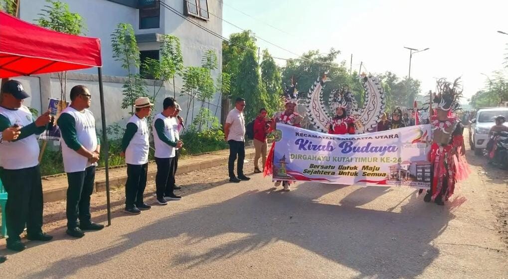 Pawai Kirab Budaya Turut Ramaikan HUT ke-24 Kutim