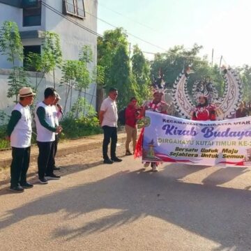 Pawai Kirab Budaya Turut Ramaikan HUT ke-24 Kutim