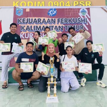 Kutim Sabet Piala Kejurprov Kejuaraan Kurash Di Paser