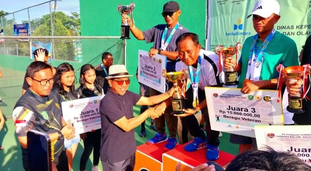 Turnamen Tenis Terbuka Piala Bupati Kutim Bentuk Persiapan Atlet Baru Di Kutim