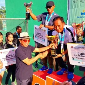 Turnamen Tenis Terbuka Piala Bupati Kutim Bentuk Persiapan Atlet Baru Di Kutim