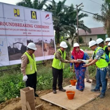 Untuk Peningkatan Perekonomian Berkesinambungan Jalan Rantau Pulung Dibangun