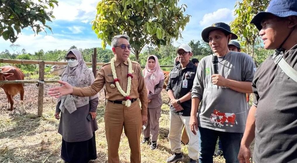 DTPHP Kutim Sambangi Poktan Sumber Pangan