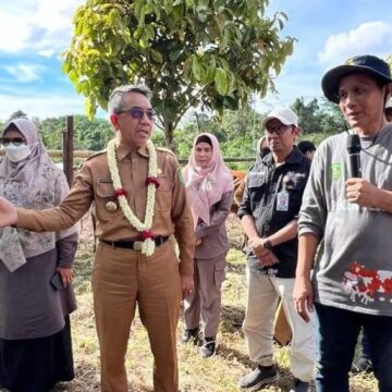 DTPHP Kutim Sambangi Poktan Sumber Pangan