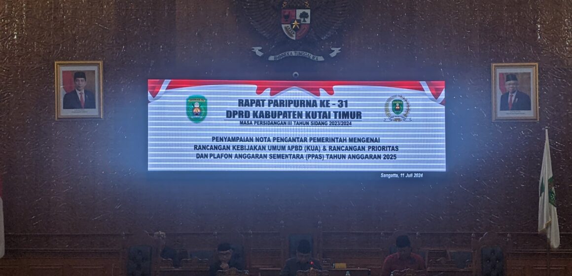 Nuansa Berbeda : DPRD Kutim Gelar Rapat Paripurna Ke-31 di Malam Hari