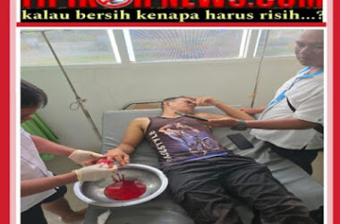 Sadis!! Ditegur Saat Curi TBS Milik PTPN IV Tinjowan, Tiga Pria Mengamuk: Security PT JWM Dibacok dan Dikeroyok