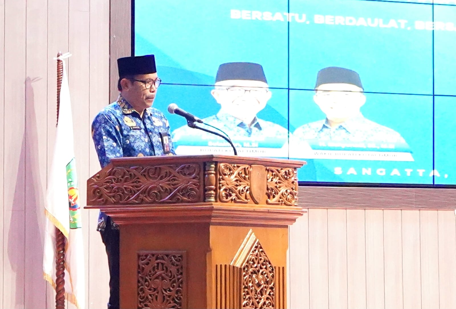Tatap Tuan Rumah 2026, Bapor Korpri Kutim Kukuhkan Pengurus Lima Kecamatan