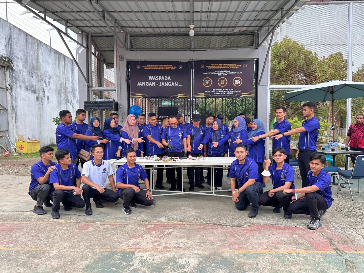 Sikat Habis Halinar! Tim Kanwil Ditjenpas Aceh Gelar Razia di Lapas Narkotika Langsa