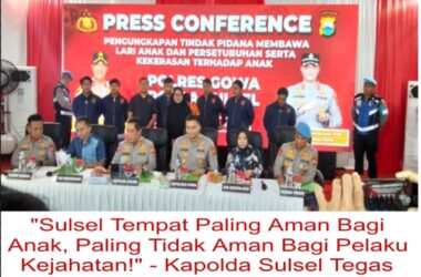 POLRES GOWA LUMPUHKAN PREDATOR ANAK – DIDUGA TERHUBUNG KASUS TIGA ANAK HILANG YANG MENGGEMPARKAN PUBLIK