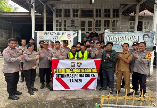 PEMBINAAN SAT KAMLING DI POLRES SOPPENG: DIT BINMAS POLDA SULSEL TEKANKAN – "JADILAH GARDA TERDEPAN KEAMANAN LINGKUNGAN"