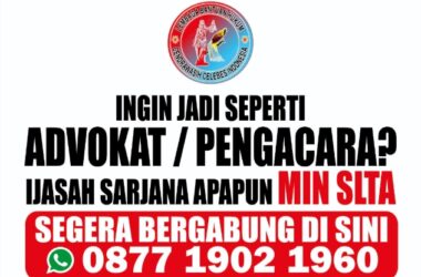 LBH-CCI Membuka Pendaftaran Pendidikan Sertifikasi Paralegal Angkatan Ke-12