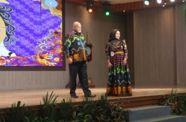 Batik Telang Jadi Motif Baru Sangatta Utara, Terinspirasi Tanaman Pekarangan Warga