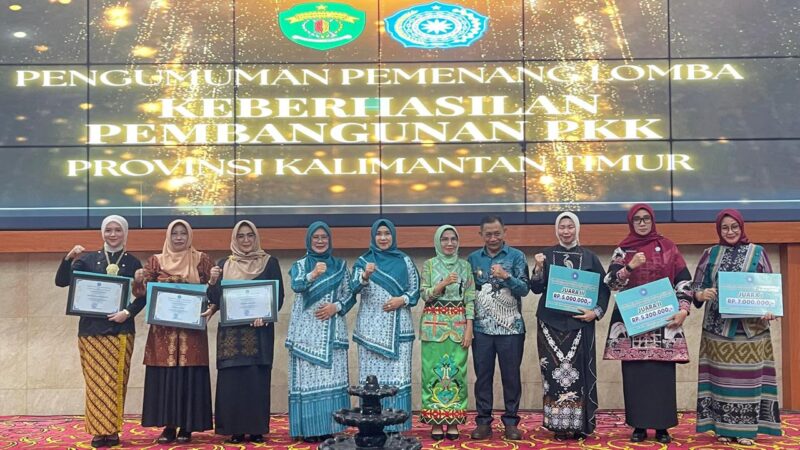 Kutim Sabet Enam Penghargaan PKK Kaltim, Bukti Konsistensi dalam Pembinaan Keluarga