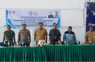 Kapolres Sangihe Hadiri FKUB, Perkuat Persatuan dan Toleransi Antar Umat Beragama