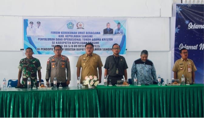 Kapolres Sangihe Hadiri FKUB, Perkuat Persatuan dan Toleransi Antar Umat Beragama